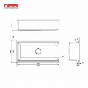 Ban ve Chau rua bat Workstation Sink – Undermount Sink KN8644SU Dekor 1024x1024 1