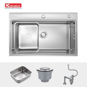 chau rua bat Overmount Sink KN7548SO va phu kien 1 800x800 1